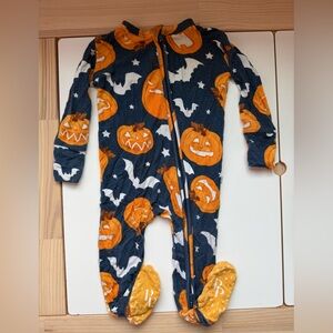 Halloween Pumpkin Onesie Pajamas